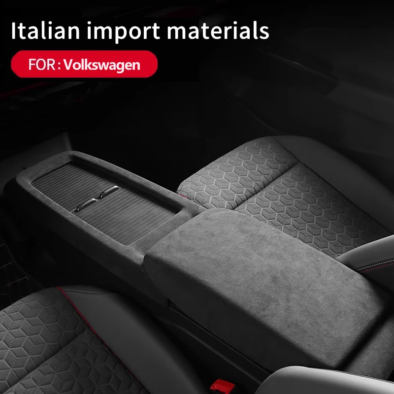 

Декоративные накладки для интерьера Volkswagen ID.4 X Crozz и ID.6 X: центральные панели, крышка подлокотника, декоративная накладка на руль.