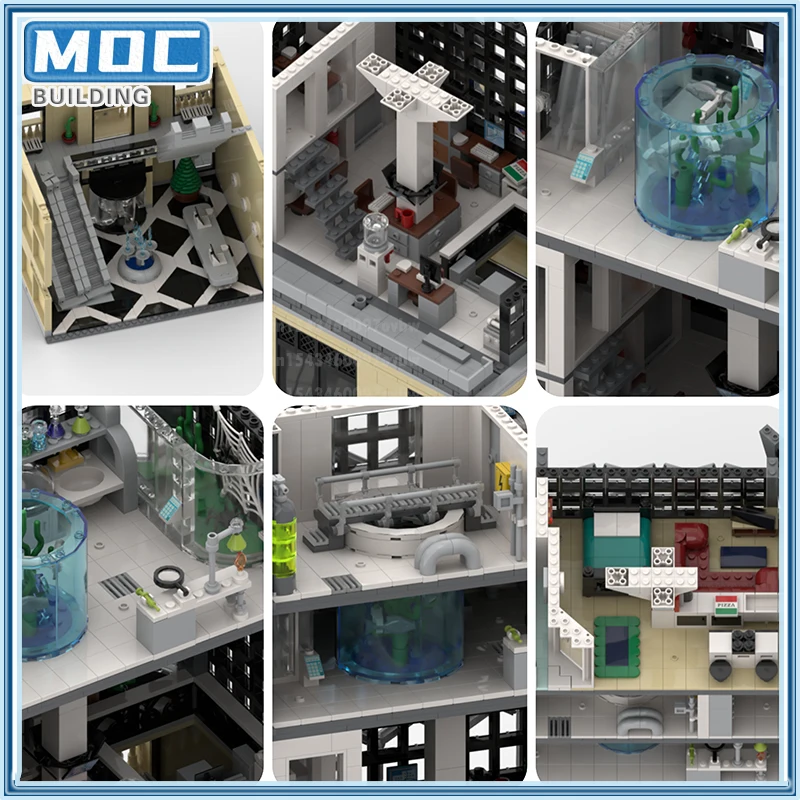 

Знаменитый средневековый замок MOC, строительные блоки, технология с видом на улицу, брикки, модель виллы, обучающие игрушки «сделай сам», рождественский подарок