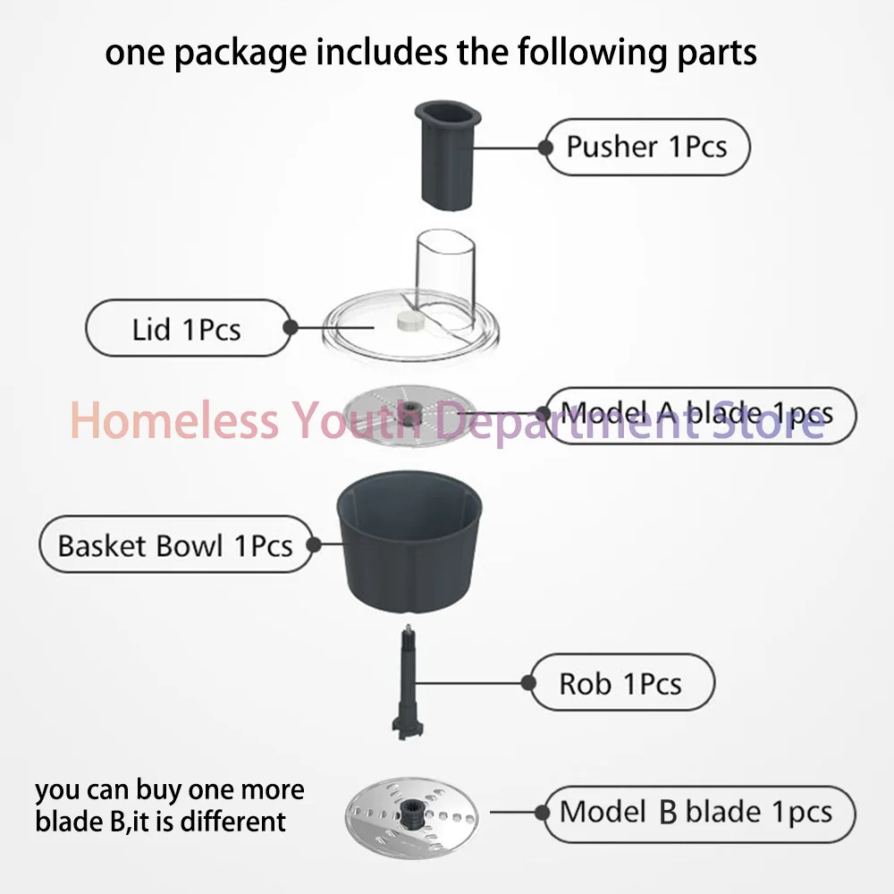 Multifunctional vegetable slicer grater vegetable cutter for tm5 tm6