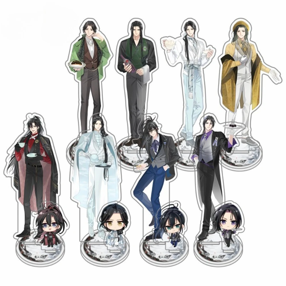 10cm Anime Grandmaster of Demonic Cultivation Peripheral Acrylic Stand Holder Display Figure Plate Desktop Collection Ornament