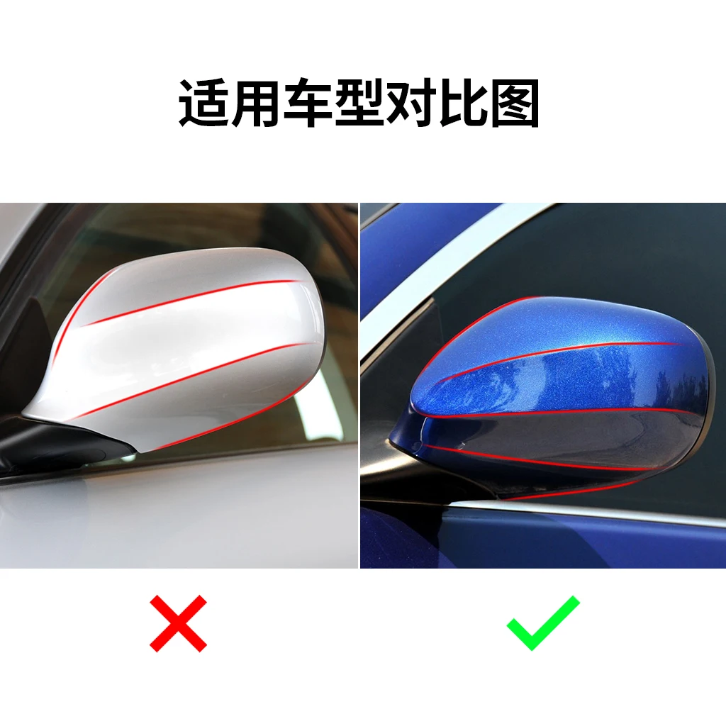 For BMW 3 Series E92 E93 M3 2010 2011 Real Dry Carbon Fiber Door Side Wing Rearview Mirror Cover Car Accessories Modification
