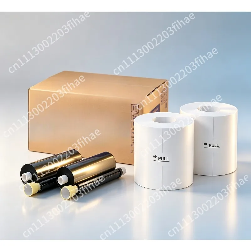 Camera paper available for photo machine with big head sticker and self-service ID photo machine