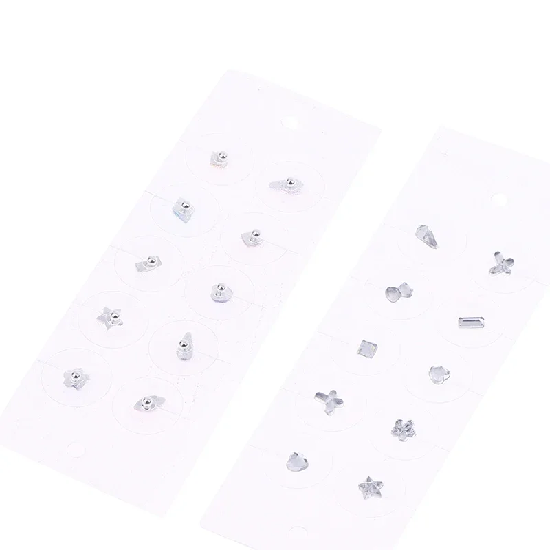 10 قطعة حجر الراين الموضة الغريبة الملونة الماس الأذن نقطة ملصقات الأذن ضغط عصا الوخز بالإبر الأذن الأذن ملصق تدليك