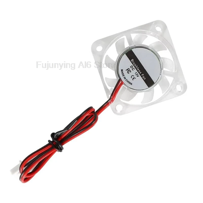 

Прозрачный 4010 DC 5 В 12 В 24 В Охлаждающий вытяжной вентилятор 40*40*10 мм Масляный подшипник 2-контактный охладитель Вентиляторы Светодиодный светильник для 3D-печати A6