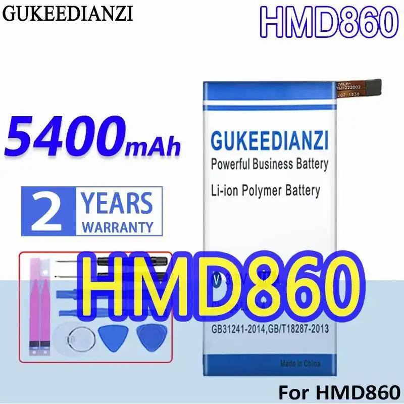 

Замена премиум-класса, долговечность, подходит для аккумулятора мобильного телефона HMD860 5400 мАч