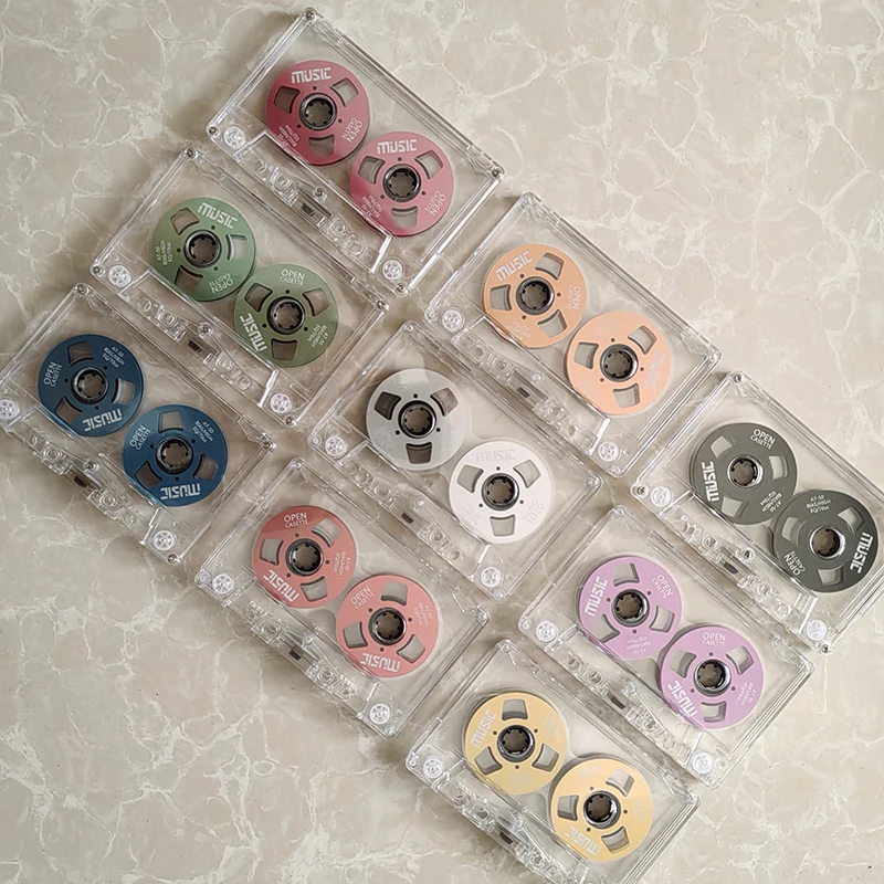 Double Sided Metal Small Opening Cassette Tape Retro Blank Audio Tape Type Handmade Reel To Reel Cassette Tapes
