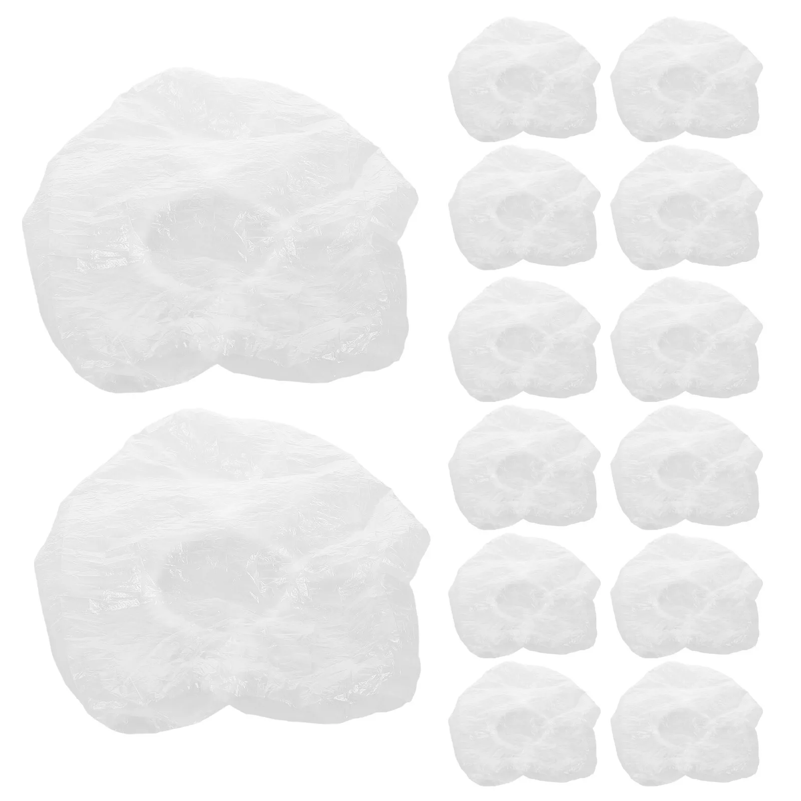 

100Pcs Cycle Seat Cover Waterproof Stretchable Saddle Protector for Mountain Road Bike Bike Seat Rain Cover