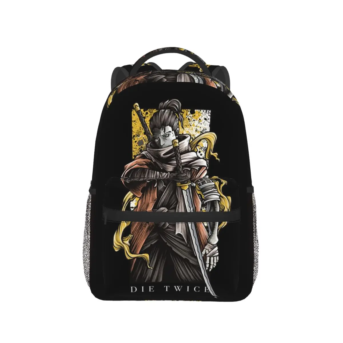 Sekiro Shadows Die Twice Art Graphic Backpack Hot Sale Daypack Boys Girls BookBag School Bag Shoulder Bags for Men Women