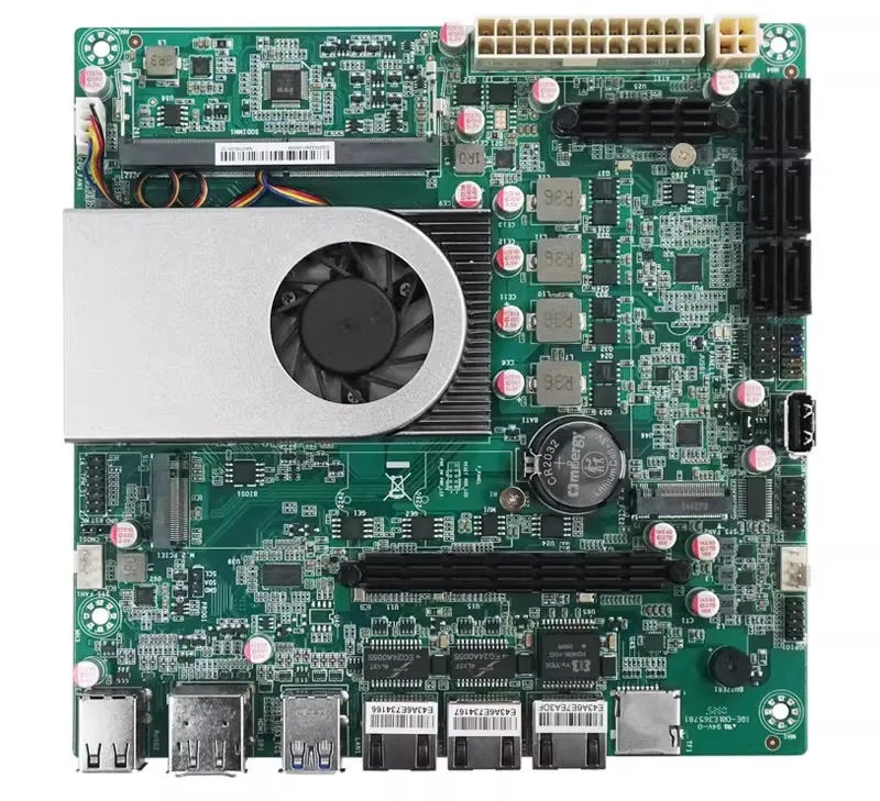 Mini ITX 10G N150 AQC113-B1-C NAS マザーボード DDR5 SO-DIMM 6* SATA3.0 Intel I226 2.5G 17x17CM 2* M.2 DIY NAS ストレージサーバー用