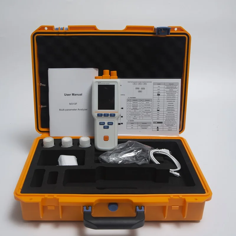 M310F Portable  Multi-parameter Analyzer PH/ORP/Salinity/EC/tds Meter with Automatic Temperature Compensated for Water Quality