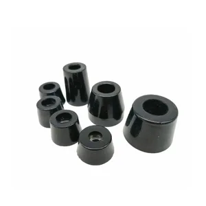 Stoßboden Möbel Beine Blockboden Beschützer mit gemeinsamen Stücken von Anti -Slip -Schwarz -Lautsprecher Schrankbett Tischkiste 12 Hauptverkaufsausgleichsbidswoman - №12