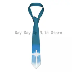 Craings.com Business Cross and Cloud In The Sky Unisex Presidence Kties, Skinny Polyester, Neck Look for Men Accessrespiration, 8 cm