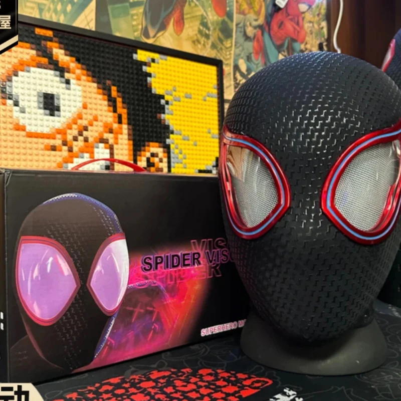 

Spider-Man Mask Helmet 1:1 Replica，Adults Cosplay The Amazing Spider-Man,Miles Morales Spiderman,Tobey Maguire Spider-Man Toys