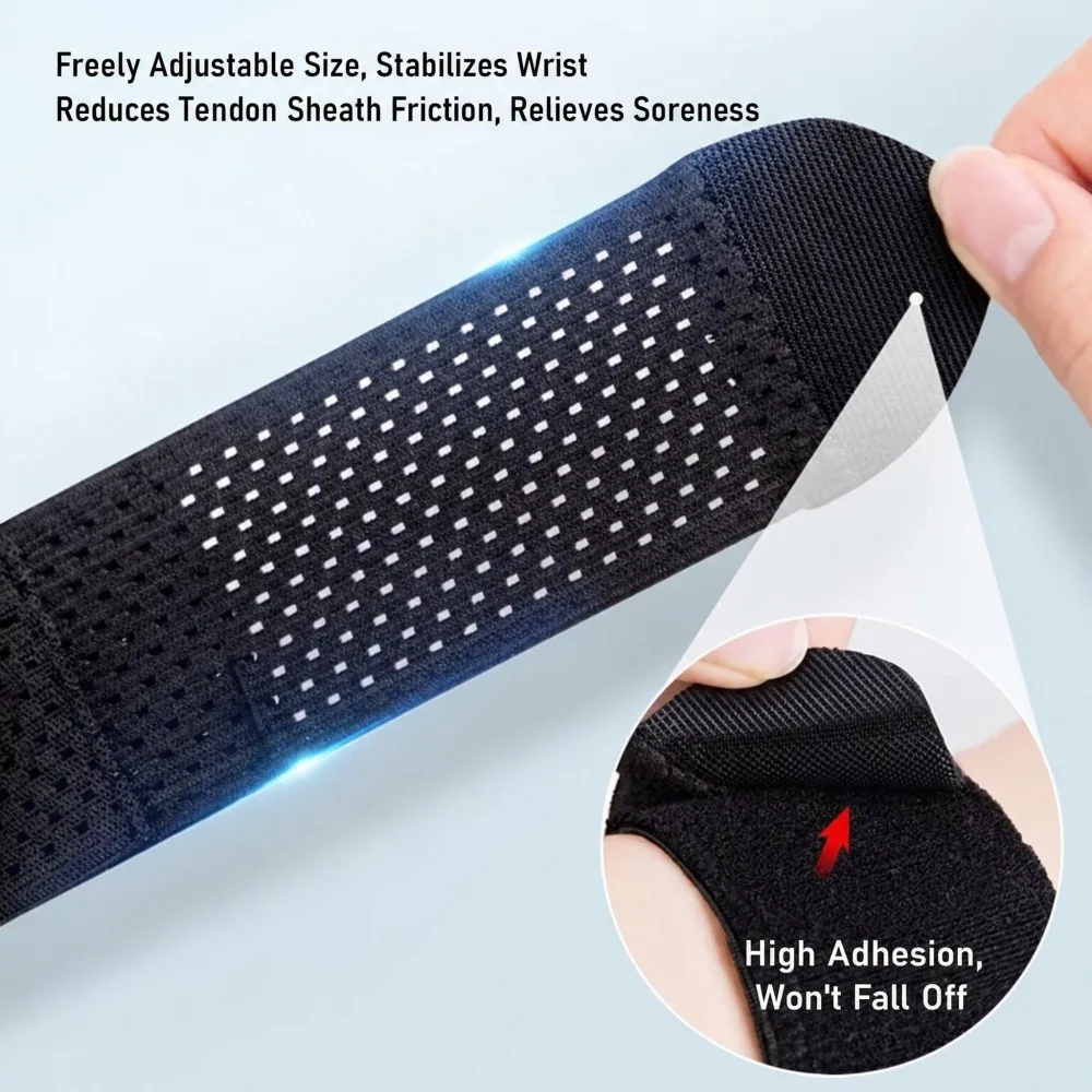 2pcs Wrist Support Straps, Ultra-Thin Compression Support Straps, Soft, High Elasticity, Adjustable Comfort, Suitable for Women image 4