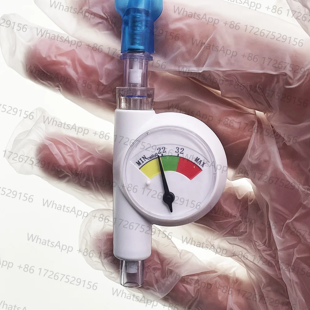 Applicable toCat Endotracheal Intubation Balloon Pressure Gauge Saturation Detection Airway Device Pet Animal Anesthesia Accesso