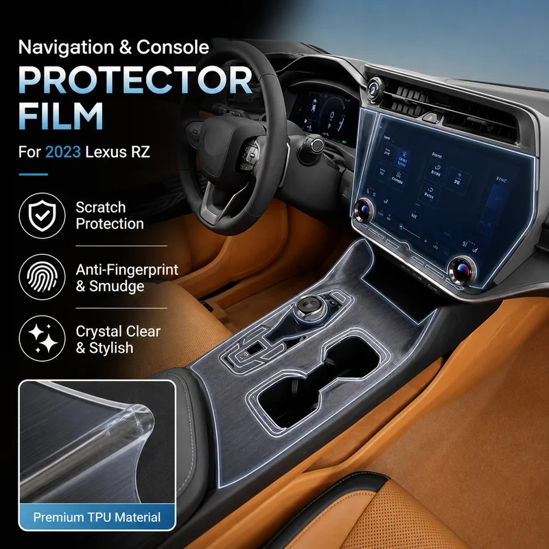 For 2023 Lexus RZ Navigation Screen Protector Film Center Console Interior Display Cover Decoration Film