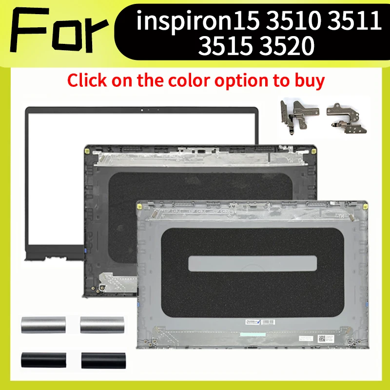 Silver/Black Laptop Accessorie For Inspiron 15 3510 3511 3515 3520 3521 3525 Replacement Housing Case
