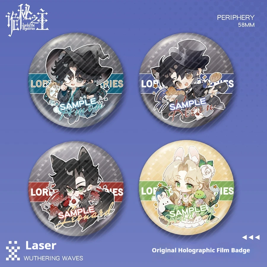 

Значок «Властелин тайн» Amun Audrey Klein Leonard Pain Pack Брошь в стиле аниме Периферия