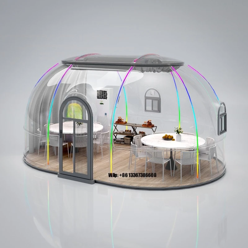 Romantic Transparent Dome House Prefab House Ready PC Dome House for Hotel