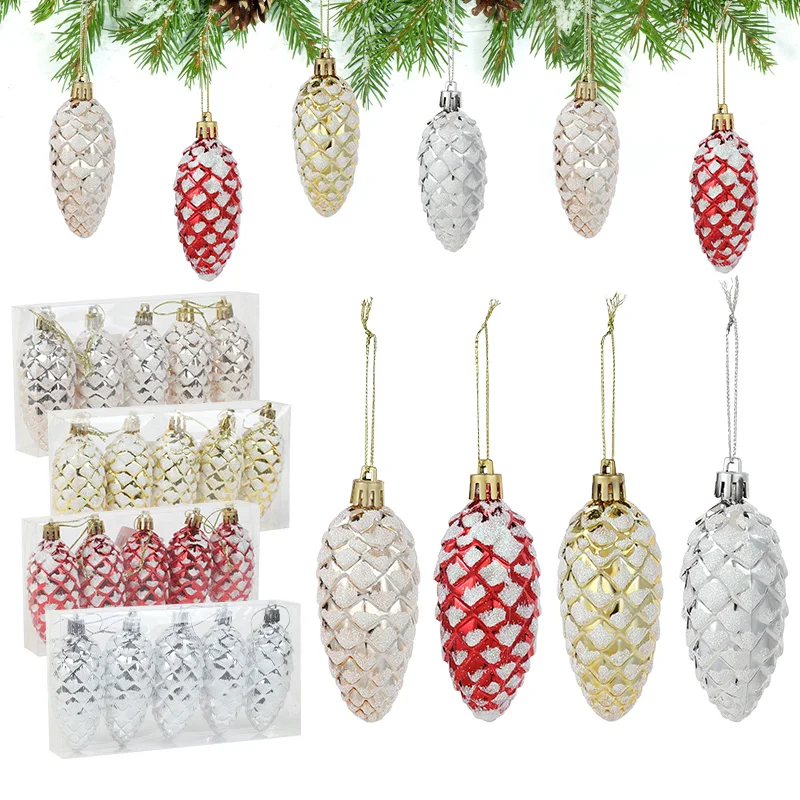 5Pcs Christmas Pine… - image