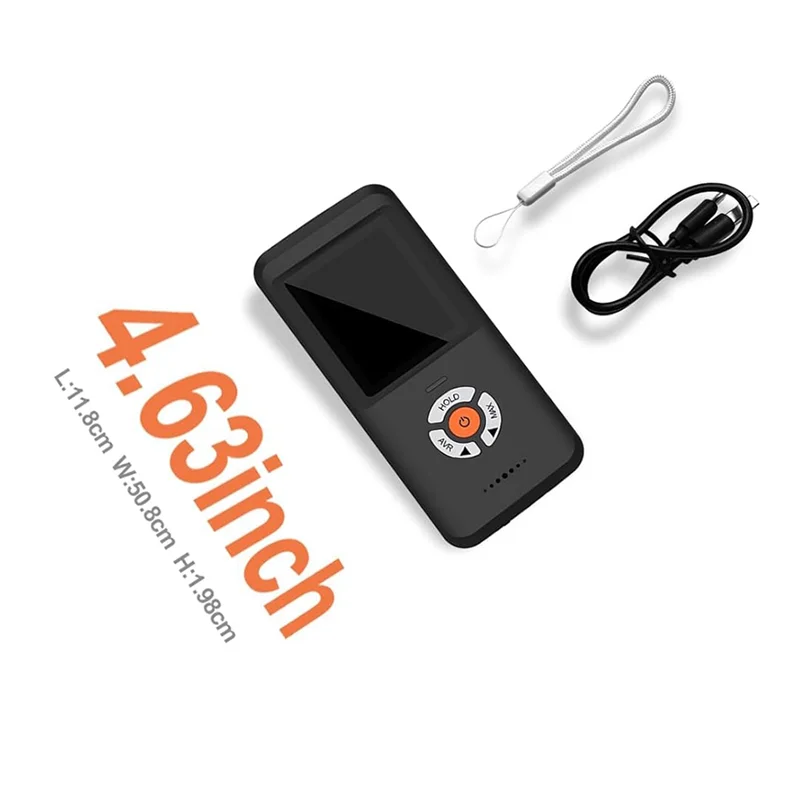 Misuratore EMF ABGN, rilevatore di radiazioni di campo elettromagnetico digitale ricaricabile Rilevatore EMF LCD digitale portatile