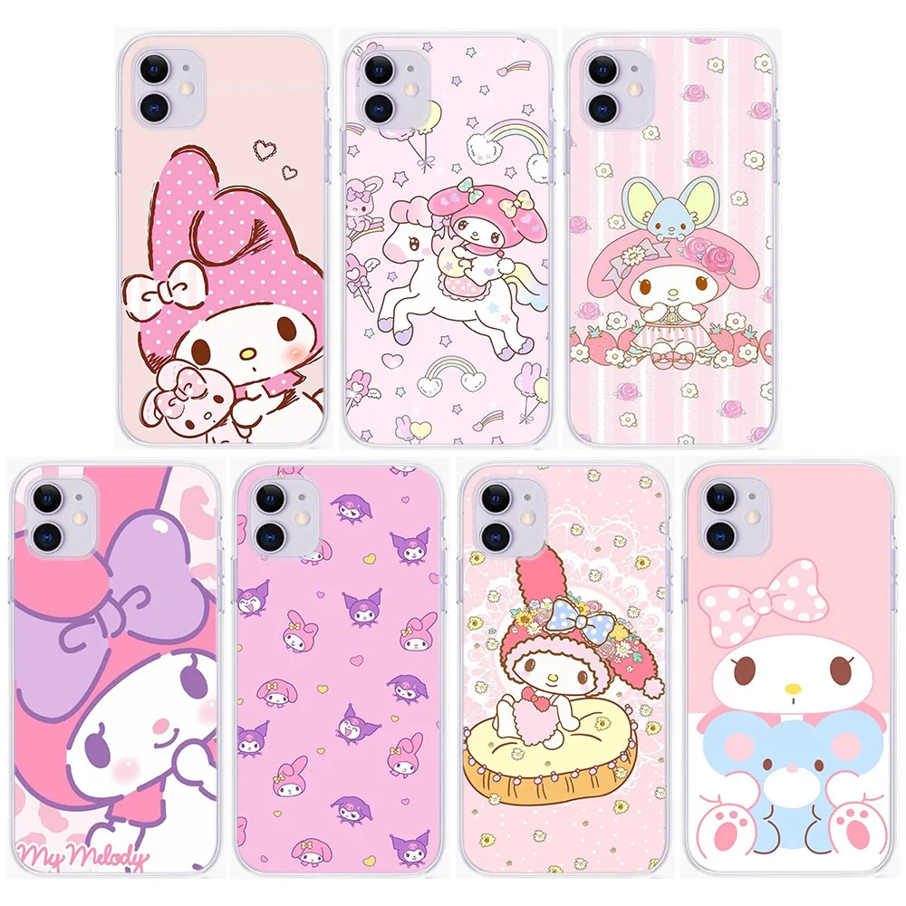 Transparent Case for Motorola Moto E20 E40 E30 E13 E22 E22I G22 G23 G32 G42 G52 G41 G51 G71 DL-39 My Melody