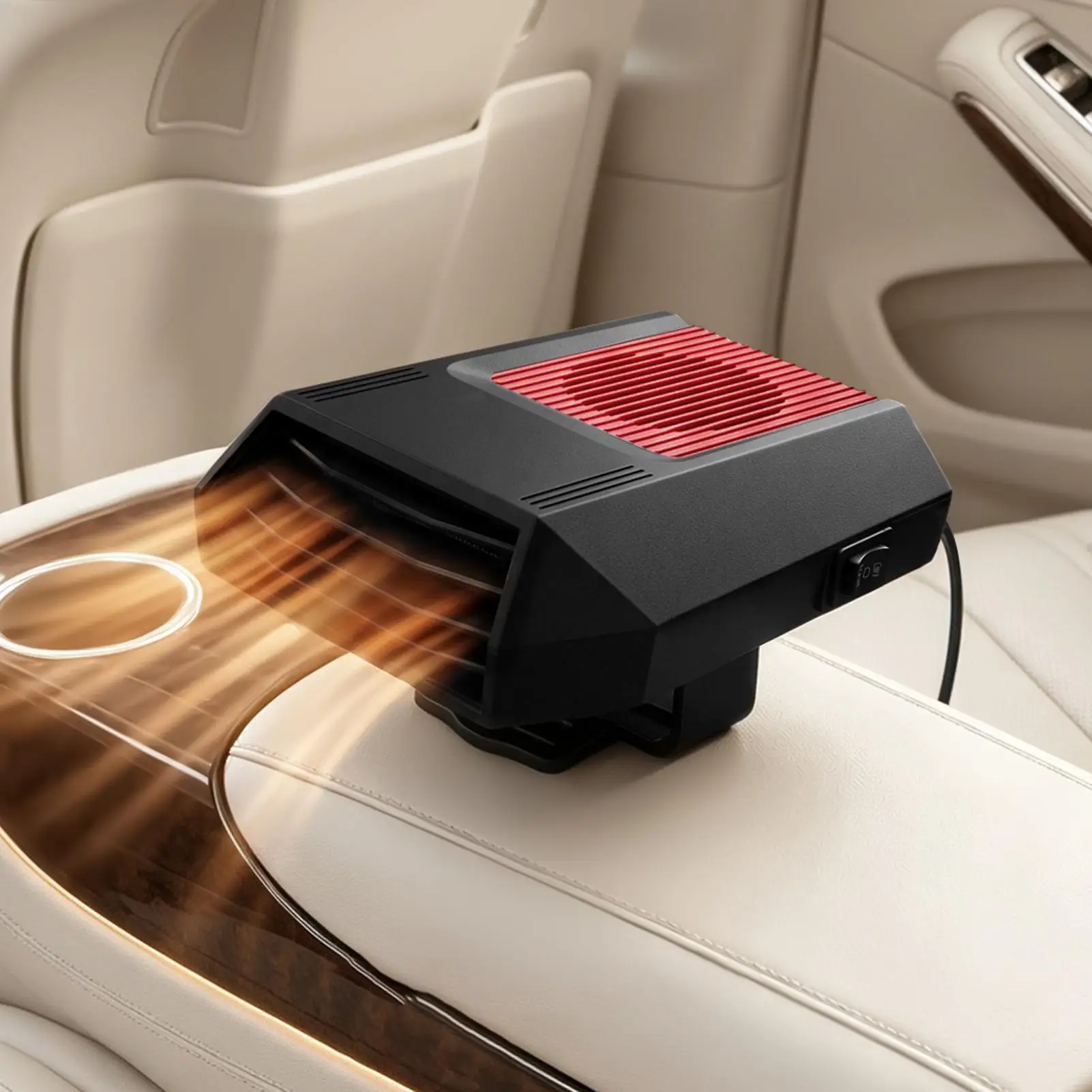 12V/120W Car Heater And Defroster Portable 360 Degree Rotatable Fast Heating Defogger for SUV RV Sedan Truck
