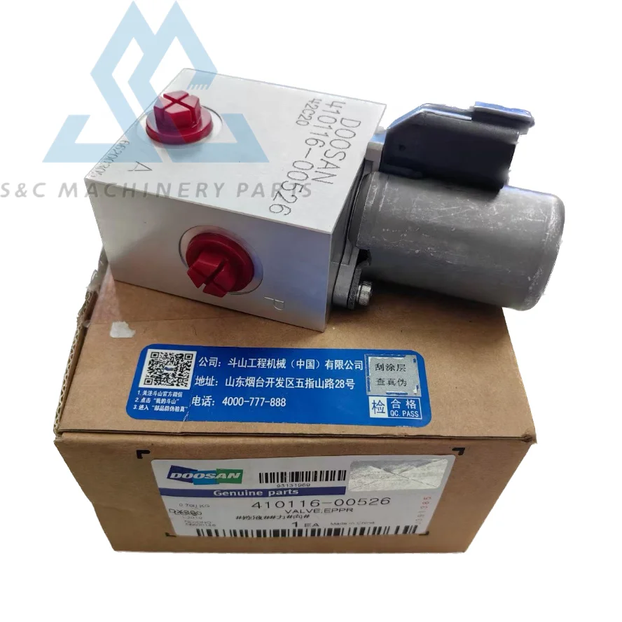 DX225 DX140 DX140W DX160W Excavator 410116-00526 Hydraulic Pump Parts EPPR VALVE 41011600526 27C20