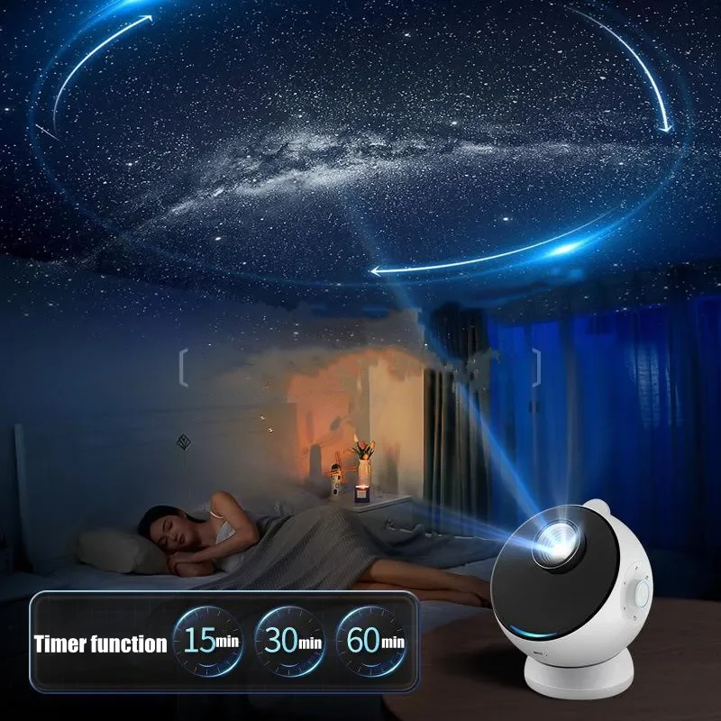 Ultra Clear Starry Sky Projector 12 in 1 Galaxy Projector Night Light Charging Bluetooth Speaker Children Gifts Bedroom Decor