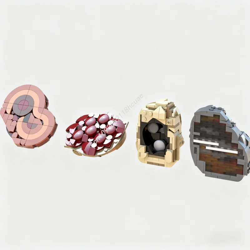 

530 шт. MOC халцедон агаты яшма оникс минеральная коллекция nan модель строительные блоки игрушки идея «сделай сам» собрать рождественские подарки