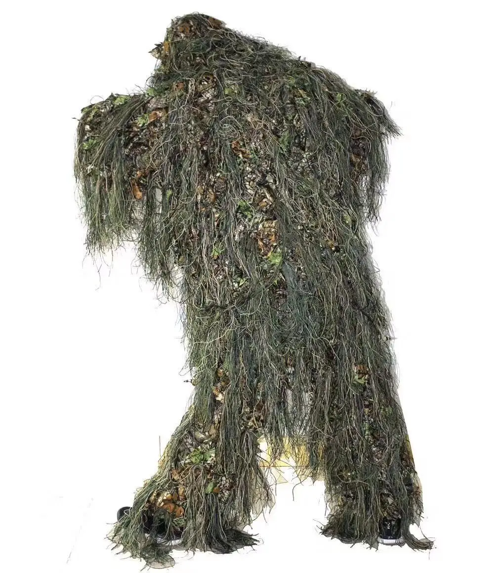 Ghillie Suit Hunter Hunting Woodland 3D Bionic Leaf Camouflage abbigliamento Camo Suits Set