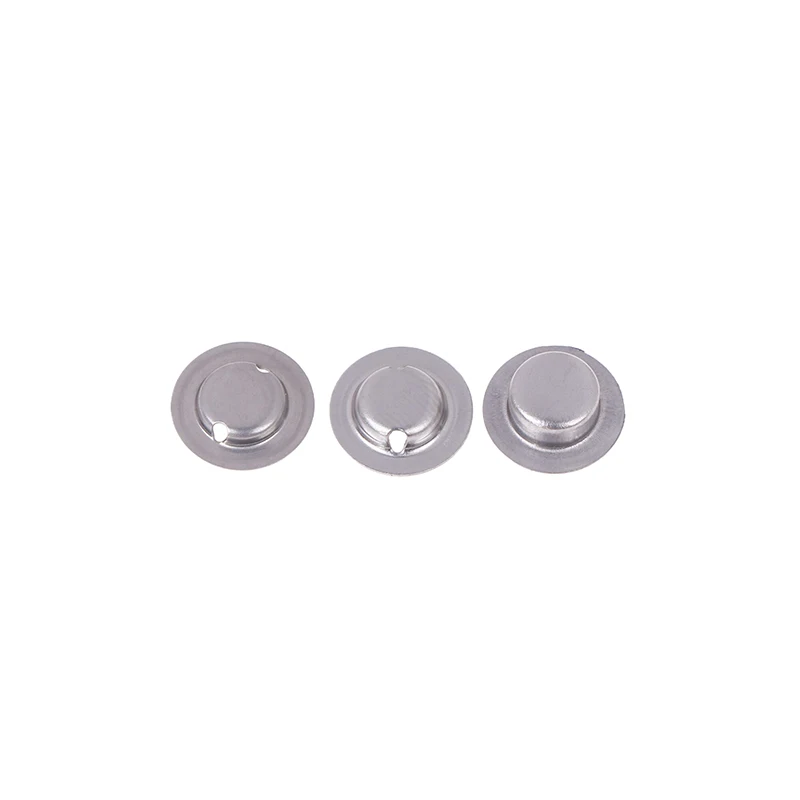 100Pcs/set Flat Head To Change The Tip Caps 18650 Lithium Battery Positive Spot Welding Tip Cap Battery Accessories