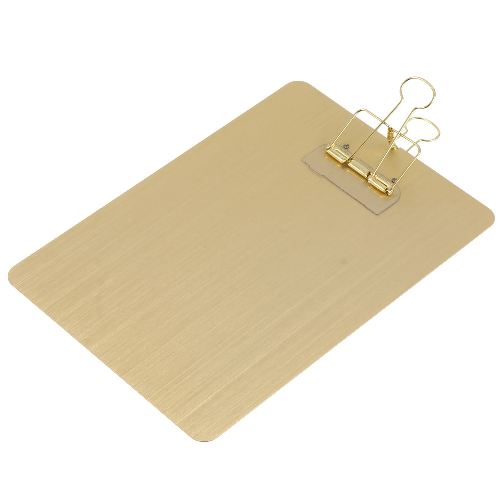 

1pc A5 Paper Clipboard Stainless Steel Lightweight Memo Plate Writing Splint Paperboard File Clip Hardboard Ideal Home