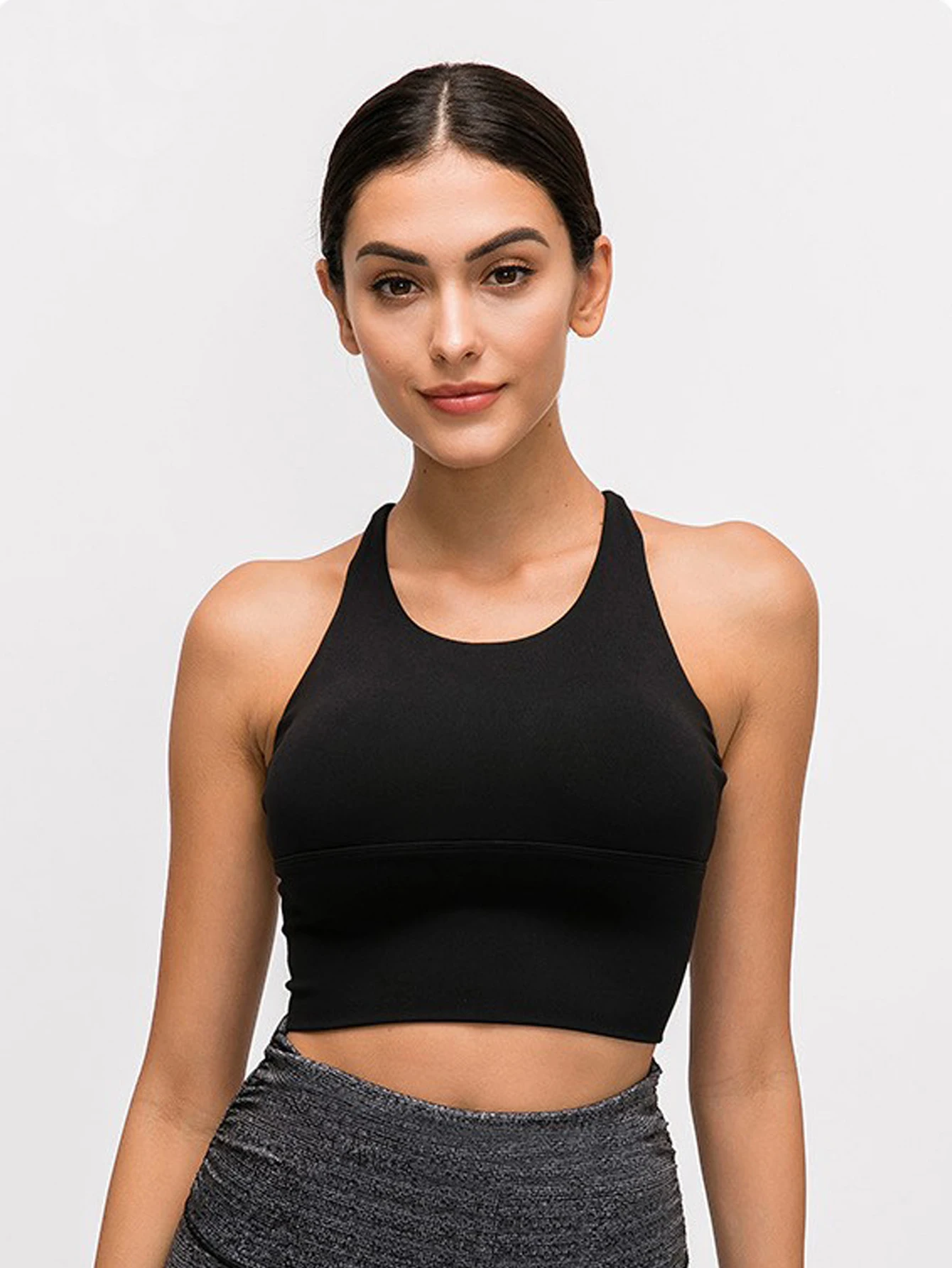 New Style Thin Strap Cross-Over Sports Bra, Feminine Yoga Wear, Outerwear Running Professional Fitness Vest for Women