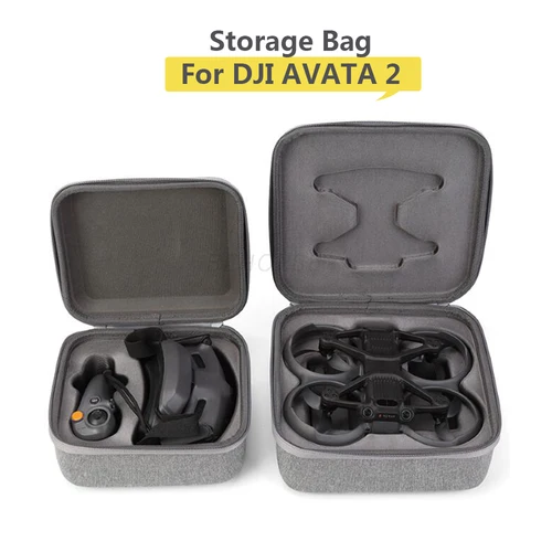 Estuche de transporte portátil para DJI Avata 2, bolsa de almacenamiento de viaje para cuerpo de Dron, caja para gafas DJI Avata 2, 2 accesorios
