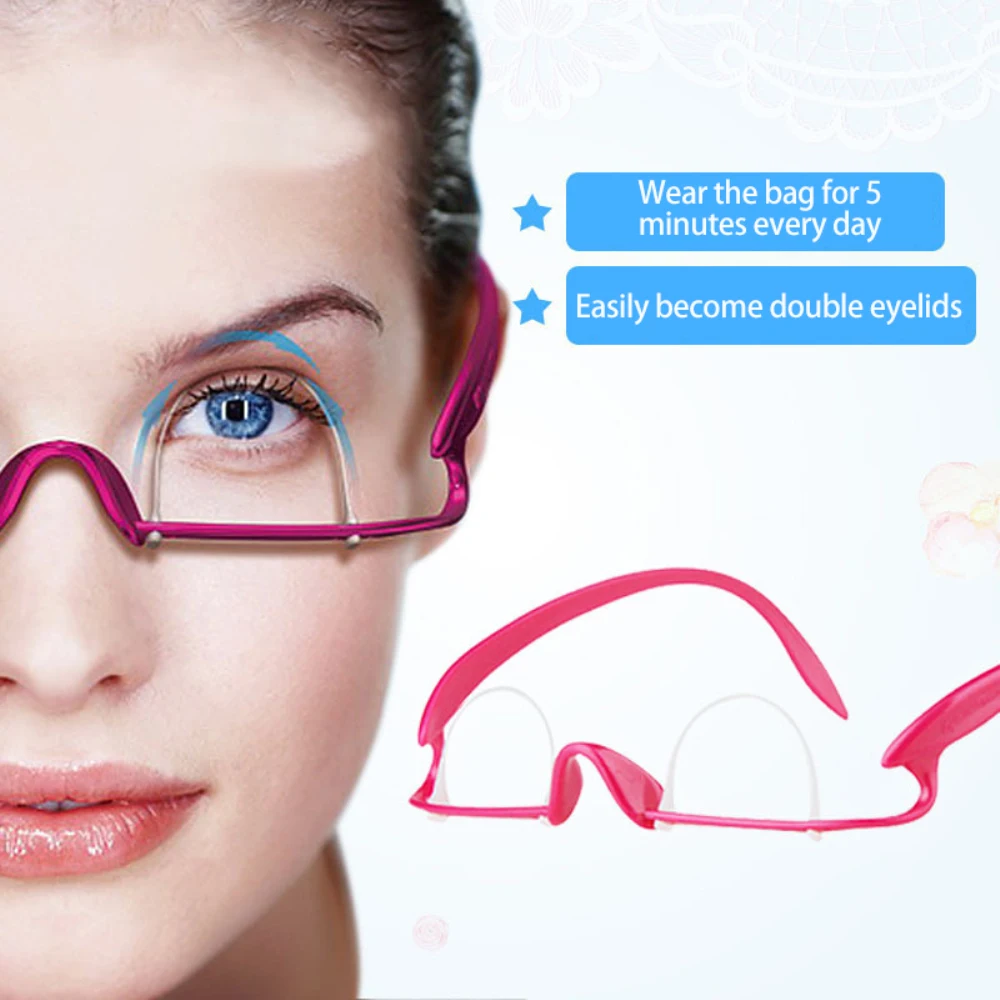 Double Eyelid Glasses Eyelid Improvement Trainer Eyelid Lift Exercise Device Single Change Eyelid Lift Shaper Makeup Tool