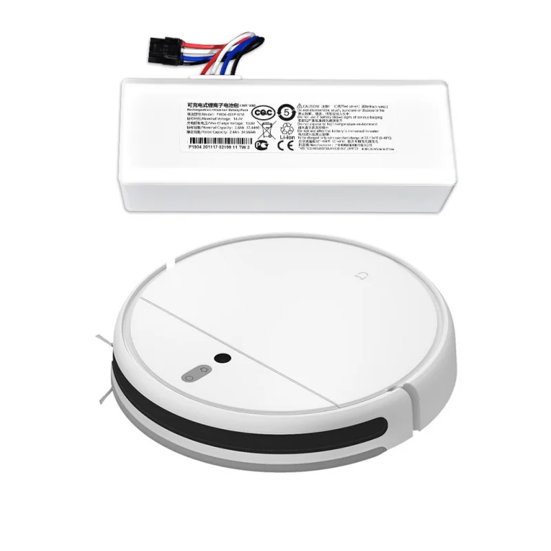 Bateria Li-Ion Recarregável para Xiaomi Mijia, Robot Vacuum Cleaner Bateria com Capacidade de Alimentação, 1C, STYTJ01ZHM