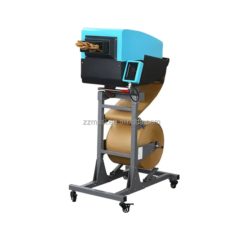 Factory Price Automatic Kraft Paper Pad Making Folding Machine Paper Cushion Machine Kraft Paper Pad Packaging Filling