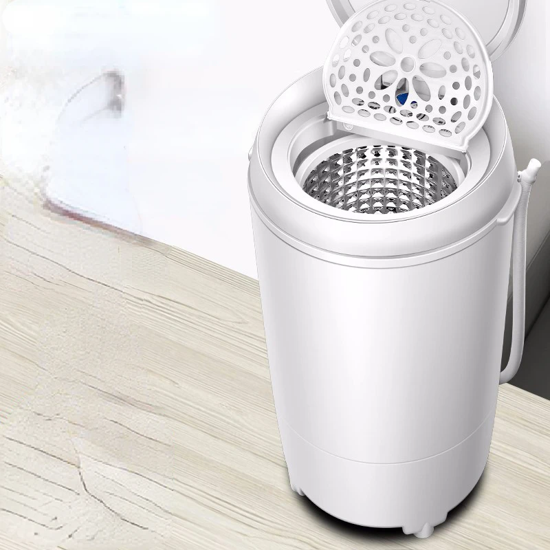 

Top Load Washer with Single Tube Mini Portable Washing Machine with Dehydration Function 240W 220V Spin Dryer 2kg Capacity