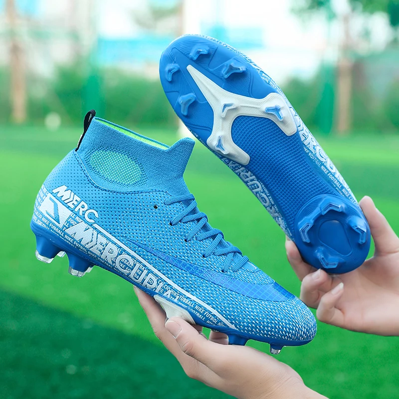 New Men Women Football Boots Unisex Soccer Shoes Breathable Hot-selling Grass Training Sport Professional High-quality Students