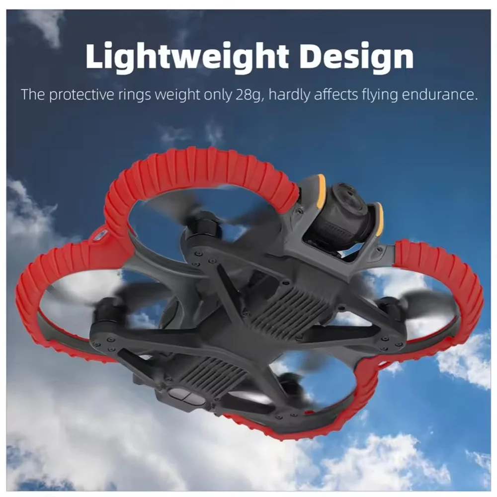 

Комплект защиты FANGTUOSI для DJI Avata 2 — защита пропеллера, защита от столкновений, бампер с крышкой для дрона, аксессуары