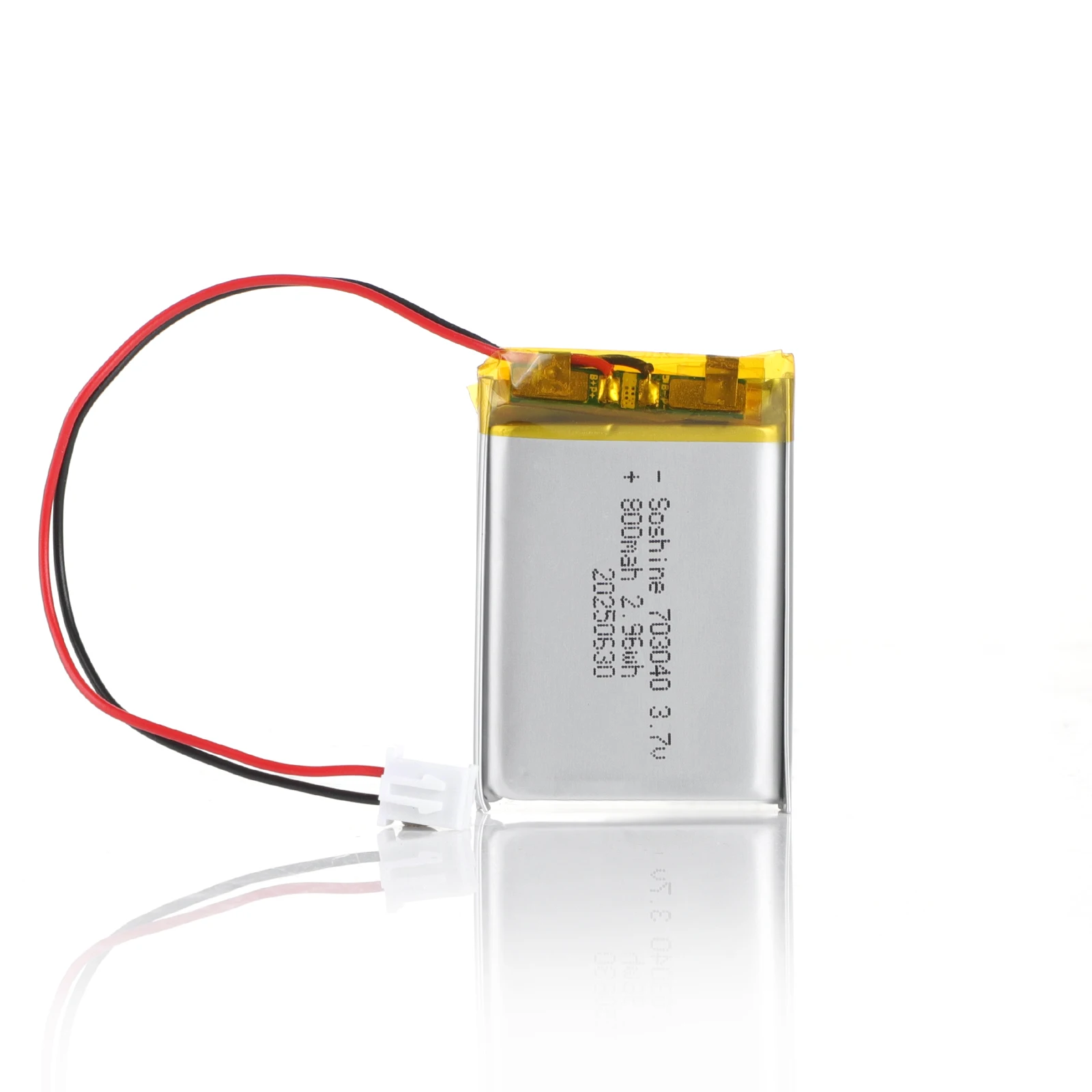 Soshine 3,7 V 800 mAh 703040 Lipo-Polymer-Lithium-Akku, Lithium-Li-Ionen-Akku für Razor PSP MP3 MP4 GPS-Spielzeugradio