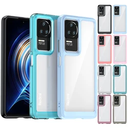 For Cover Poco F4 Case Xiaomi Poco F4 Capas New Shockproof Clear Back Transparent Multicolour For Fundas Poco F3 F 4 F4 5G Cover