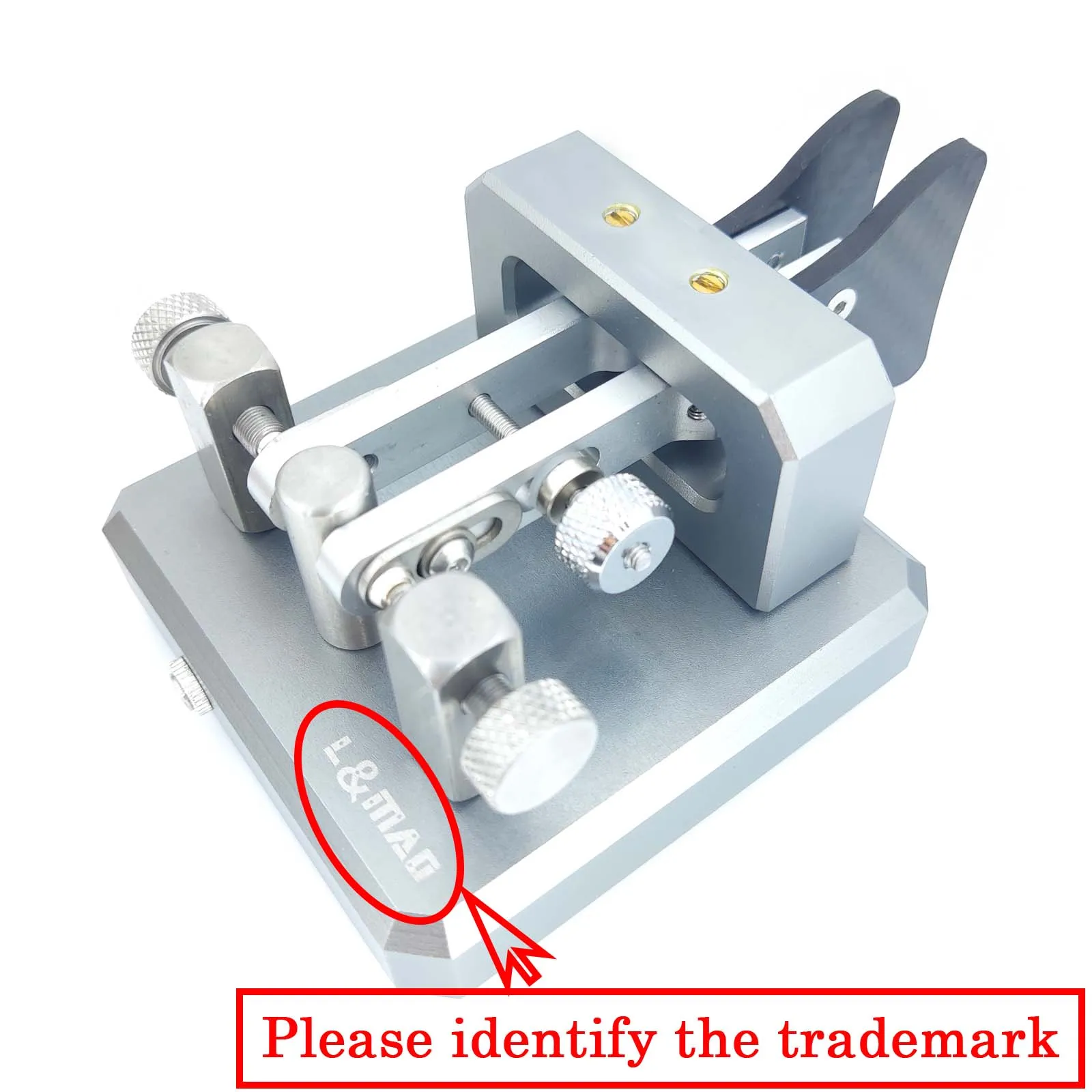 L&MAO Lambic Paddle CW Automatic Morse Code Key Dual Paddle Telegraph Key Ham Radio