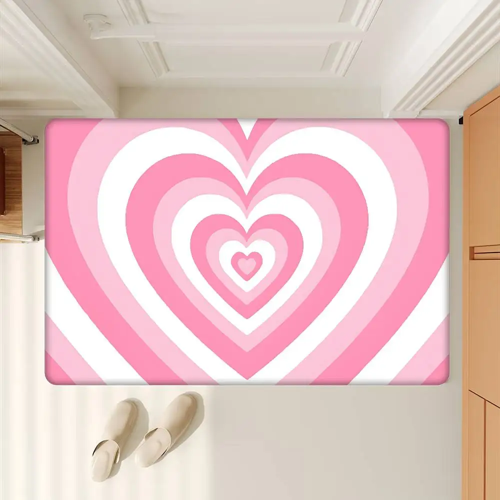 Sweat-heart Stars Top Grade Hazy Feeling Door Mat Washable Non-Slip Living Room Sofa Chairs Area Mat Kitchen Toilet Rug