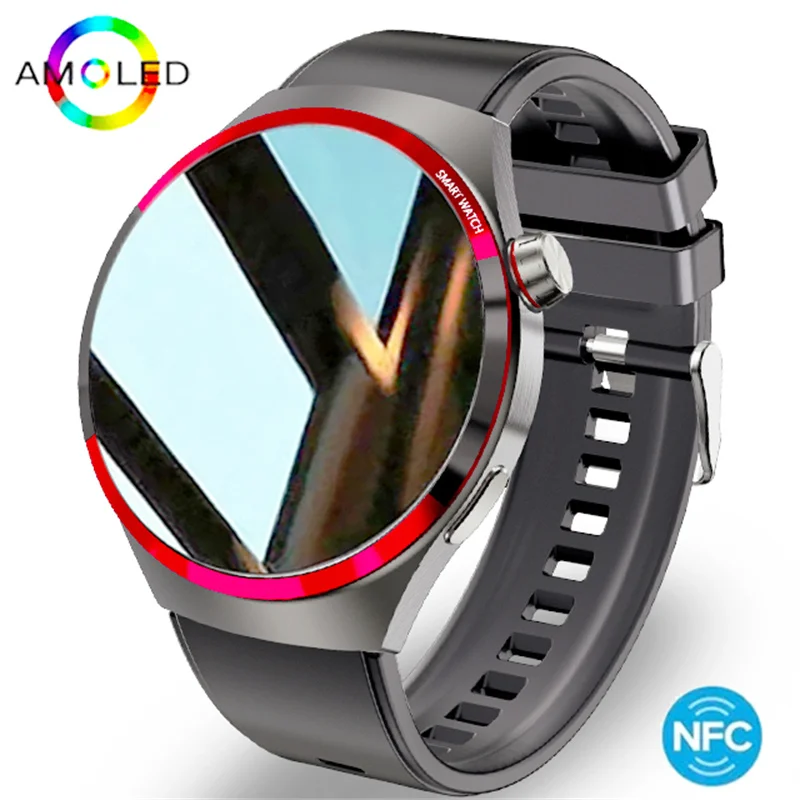 2024 New For Huawei Watch GT4 Smart Watch 4 Pro AMOLED HD Screen Bluetooth Call GPS NFC Heart Rate Sports Men's Smart Watch