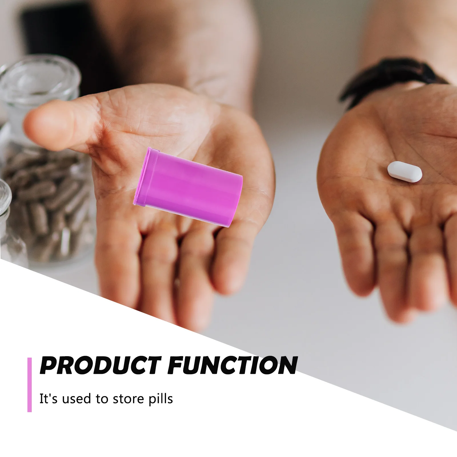 10 pezzi scatola per medicinali trasparente mini portapillole sigillato impermeabile esterno portatile piccolo contenitore per pillole portachiavi clip da viaggio