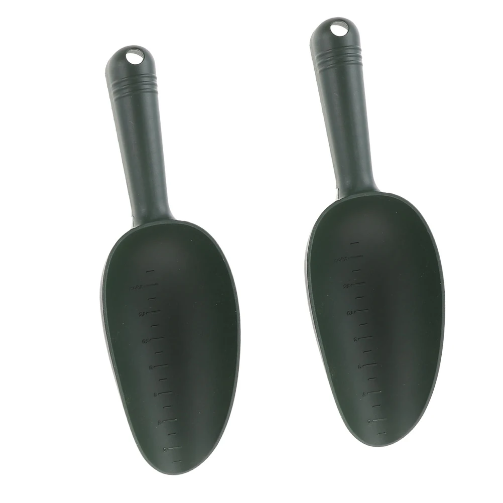 Palas de suelo de plástico, mango ergonómico ligero para jardinería, excavación, herramientas pequeñas para suculentas, superficie lisa, sin rebabas, 2 uds.