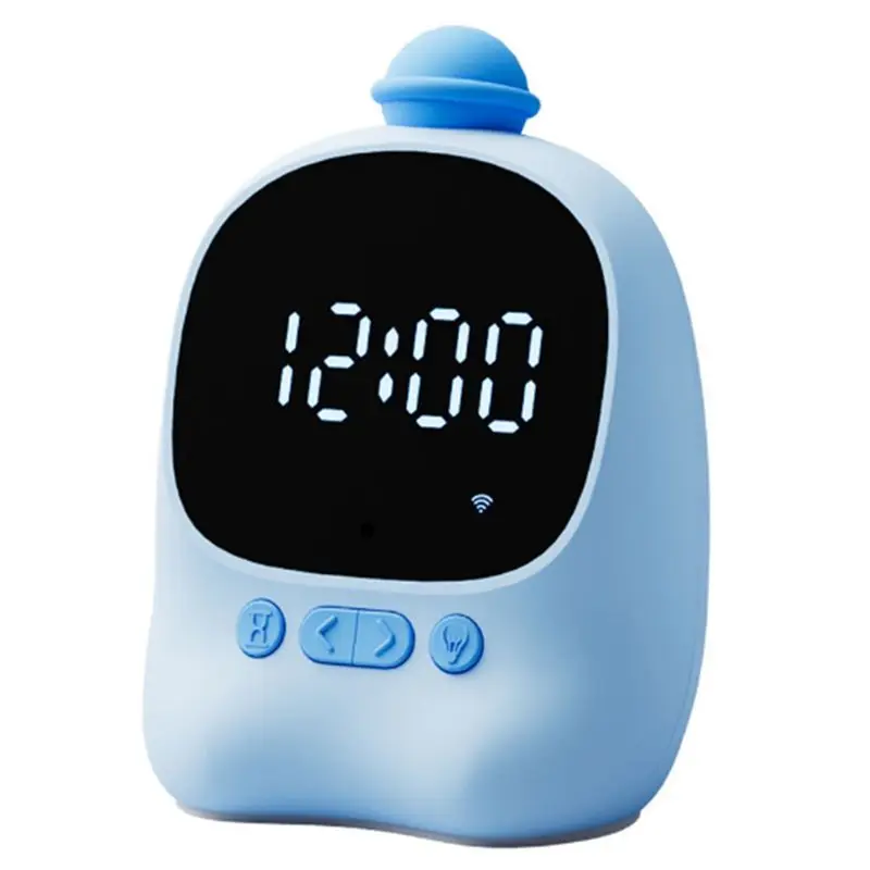 AS60-Voice Intelligent Alarm Clock, Voice Smart Alarm, Self-Discipline Timer, Time Management Tool