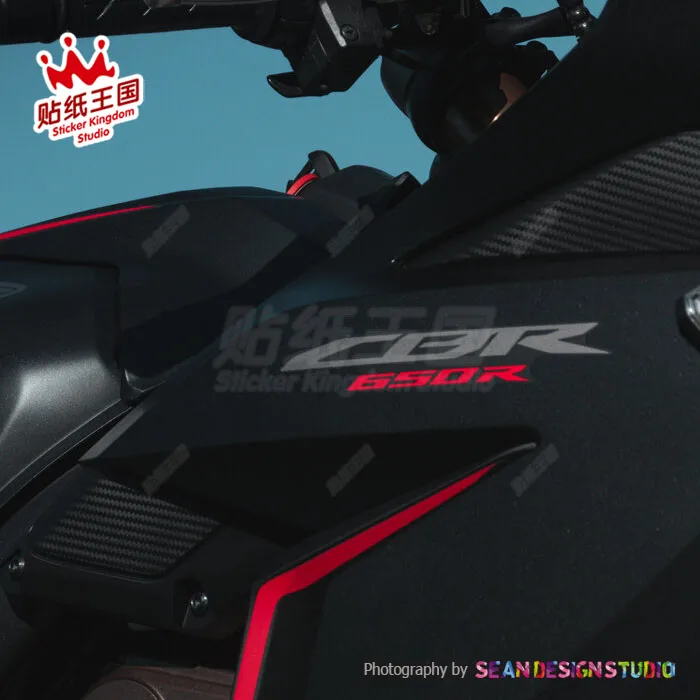 ملصقات دراجة نارية مقاومة للماء لهوندا ، ملصقات عاكسة للدراجة النارية ، CBR650R ، No 02